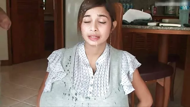 Big ass queen with big titties abundantly smears herself with oil by the pool so that a man pecks on her divine body and drove his strong porno homo sexuel dick into the anal hole